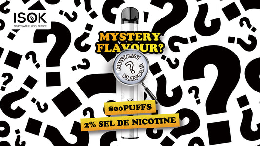 ISOK X Gout mystère 800 Puffs