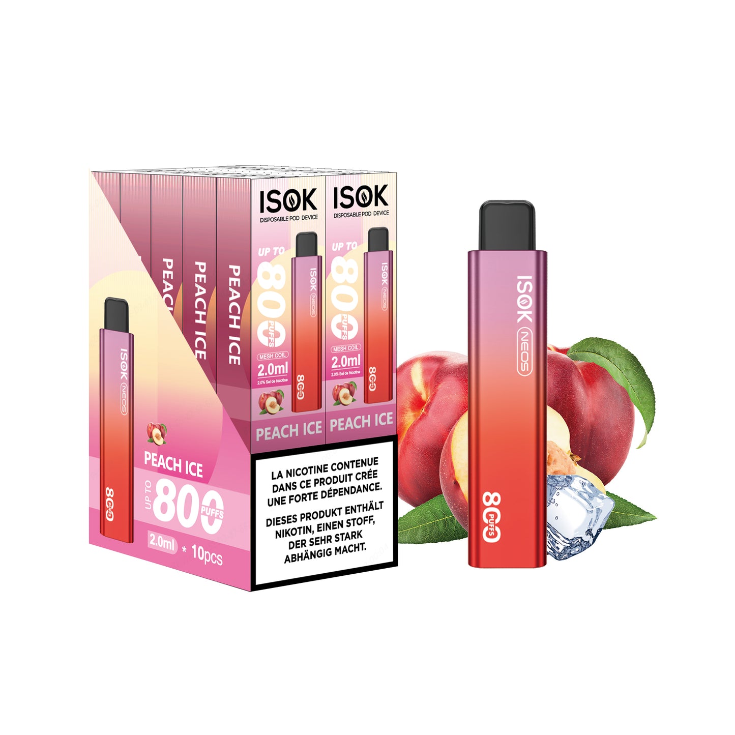 Cigarette électronique NEOS 800 Puffs Pack de 10 pcs