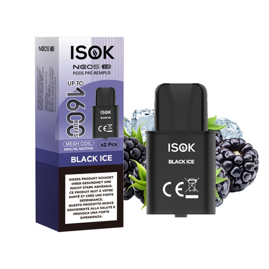 PODS ISOK NEOS 2.0 – Pack de 2 x 800 Puffs