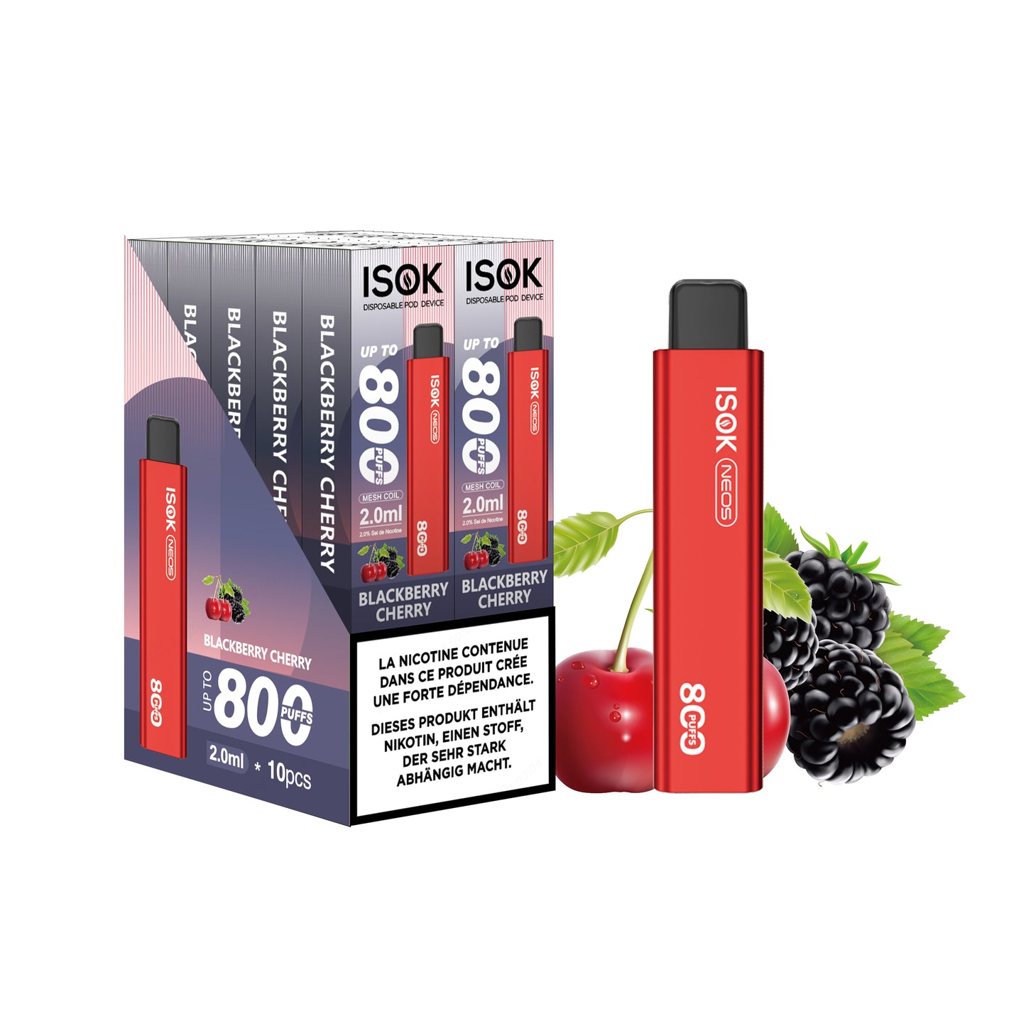 Vape Pen ISOK X 800 Züge