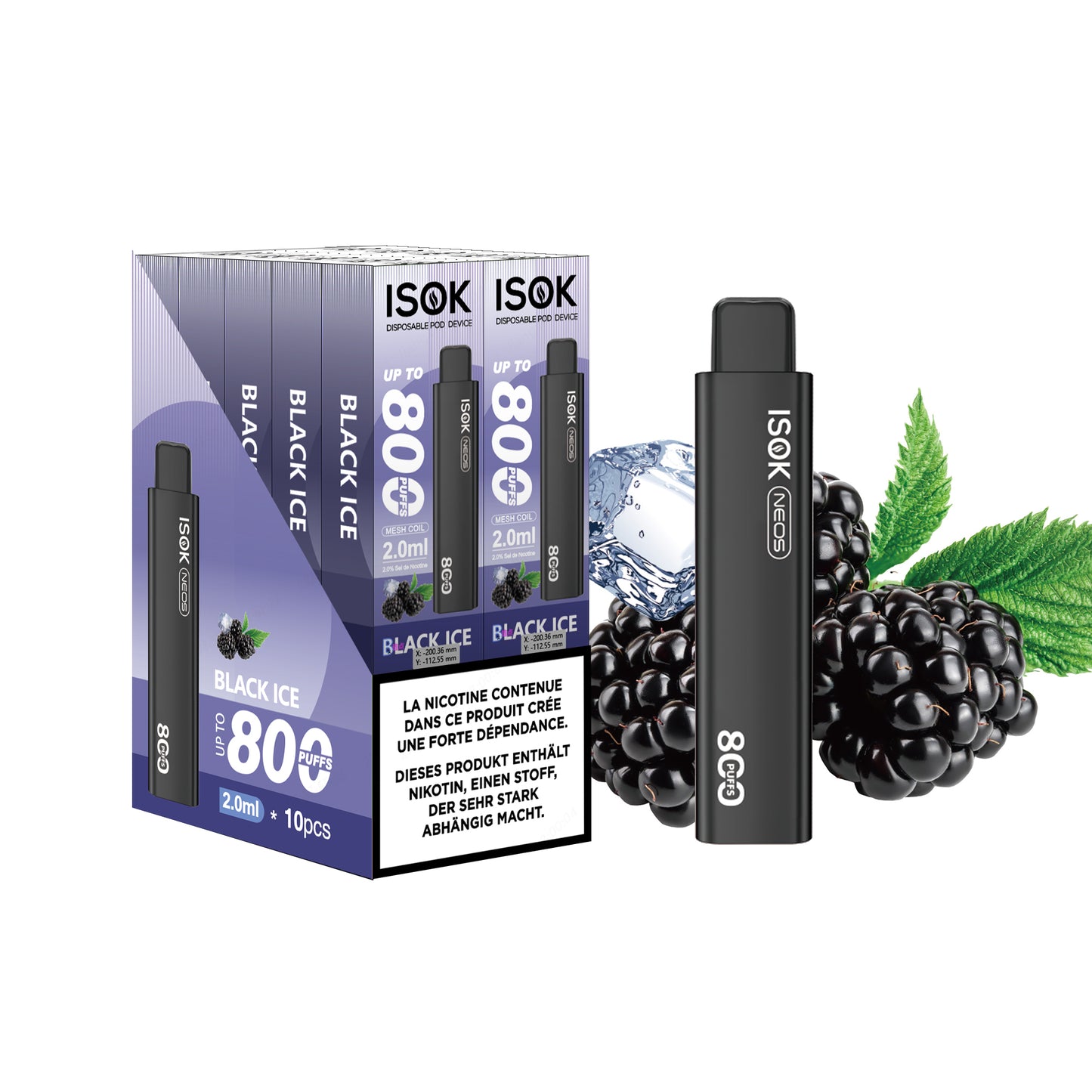 Vape Pen ISOK X 800 Züge