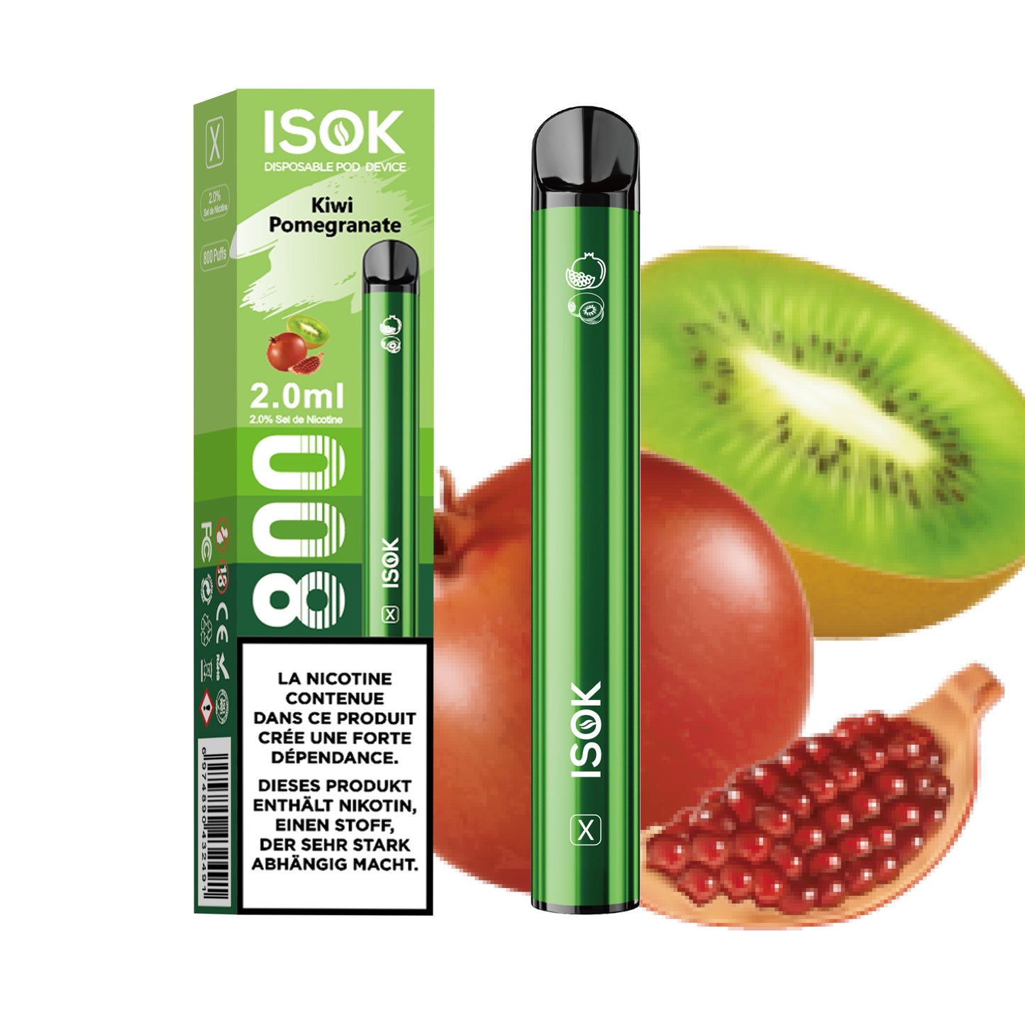Vape Pen ISOK X 800 Züge