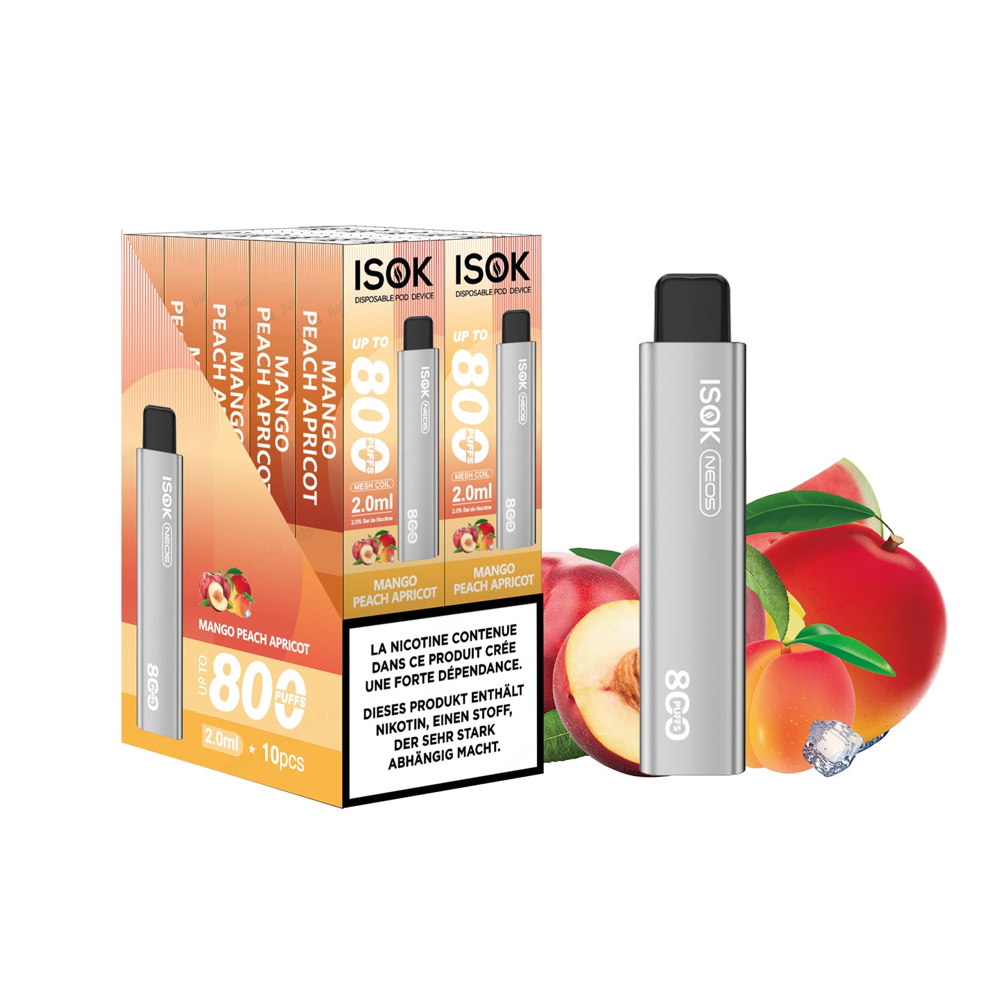 Vape Pen ISOK X 800 Züge