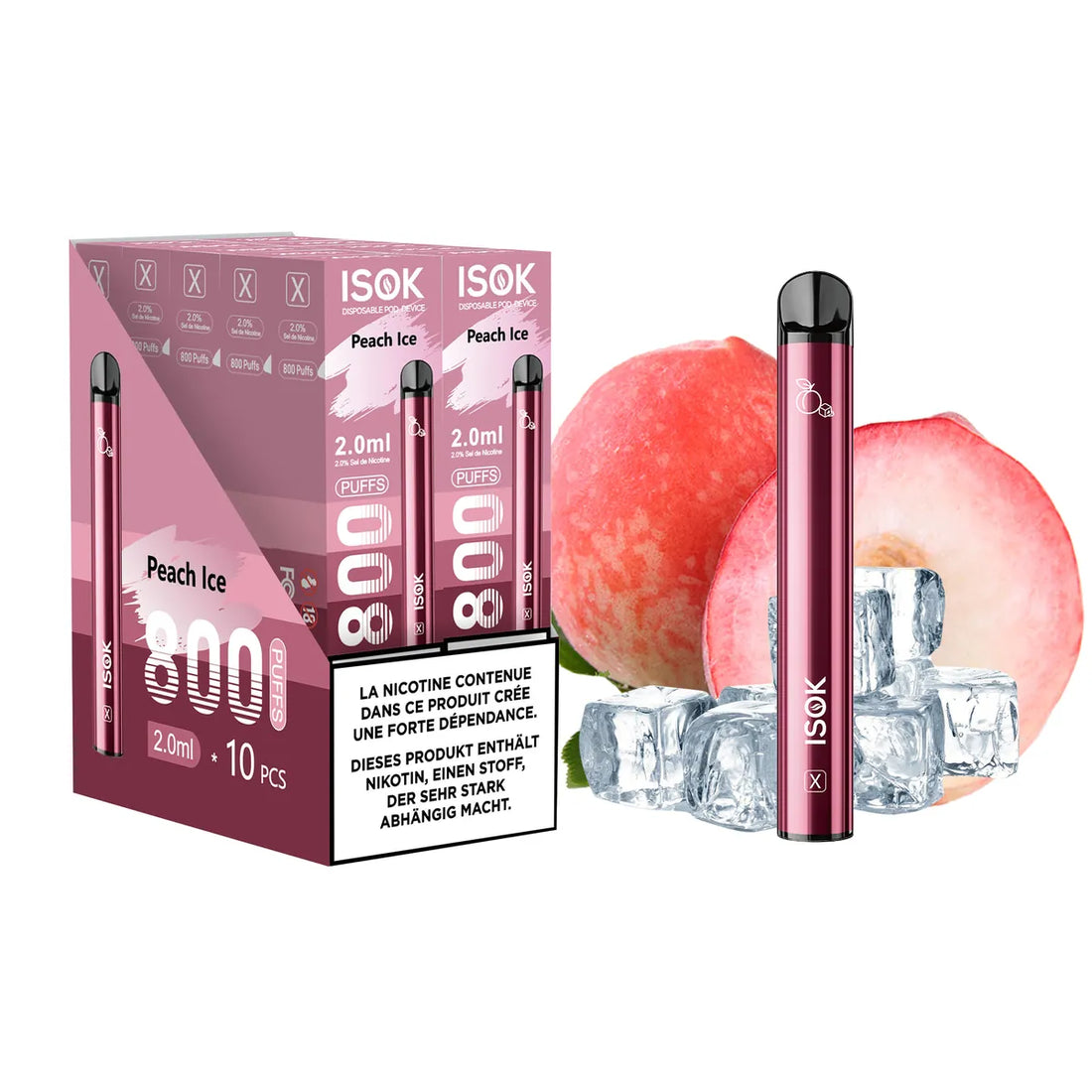 ISOK | Les meilleurs Puffs Bar de Suisse Vapora Distribution ISOK | Les meilleurs Puffs Bar de Suisse Vapora Distribution