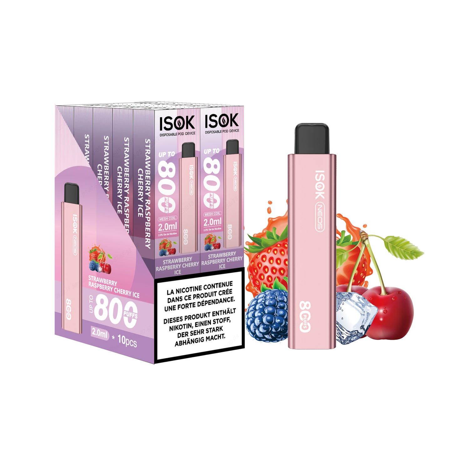 Vape Pen ISOK X 800 Züge