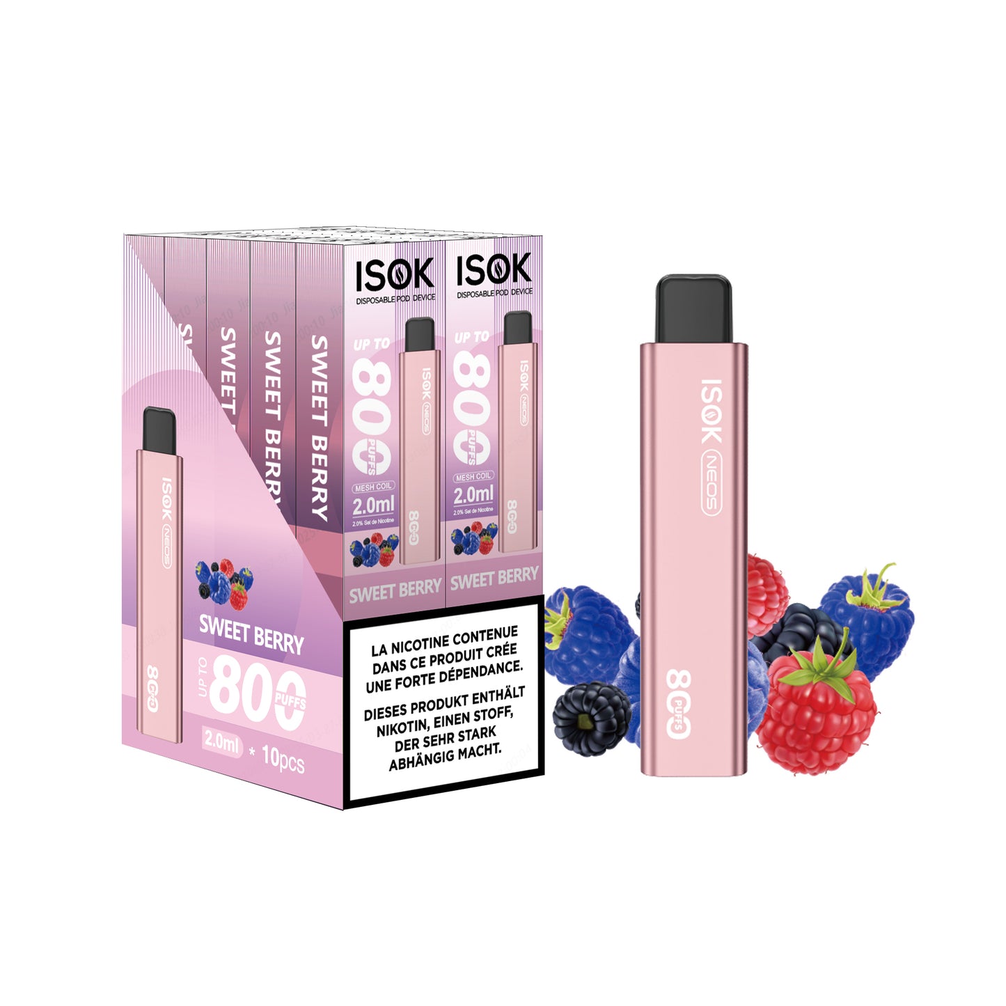 Vape Pen ISOK X 800 Züge