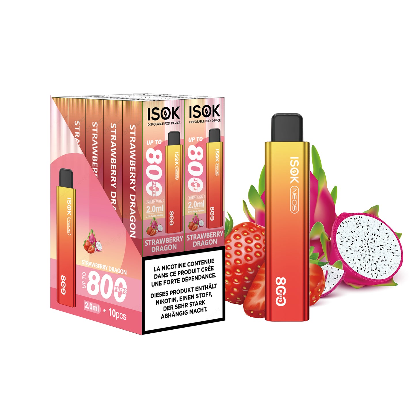 Vape Pen ISOK X 800 Züge