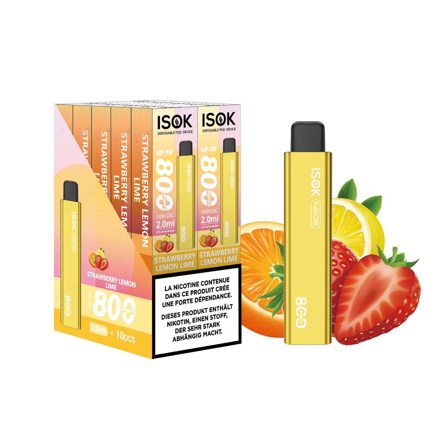 Vape Pen ISOK X 800 Züge