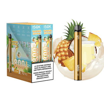 ISOK X Summer Edition 800 Puffs – Pack de 10