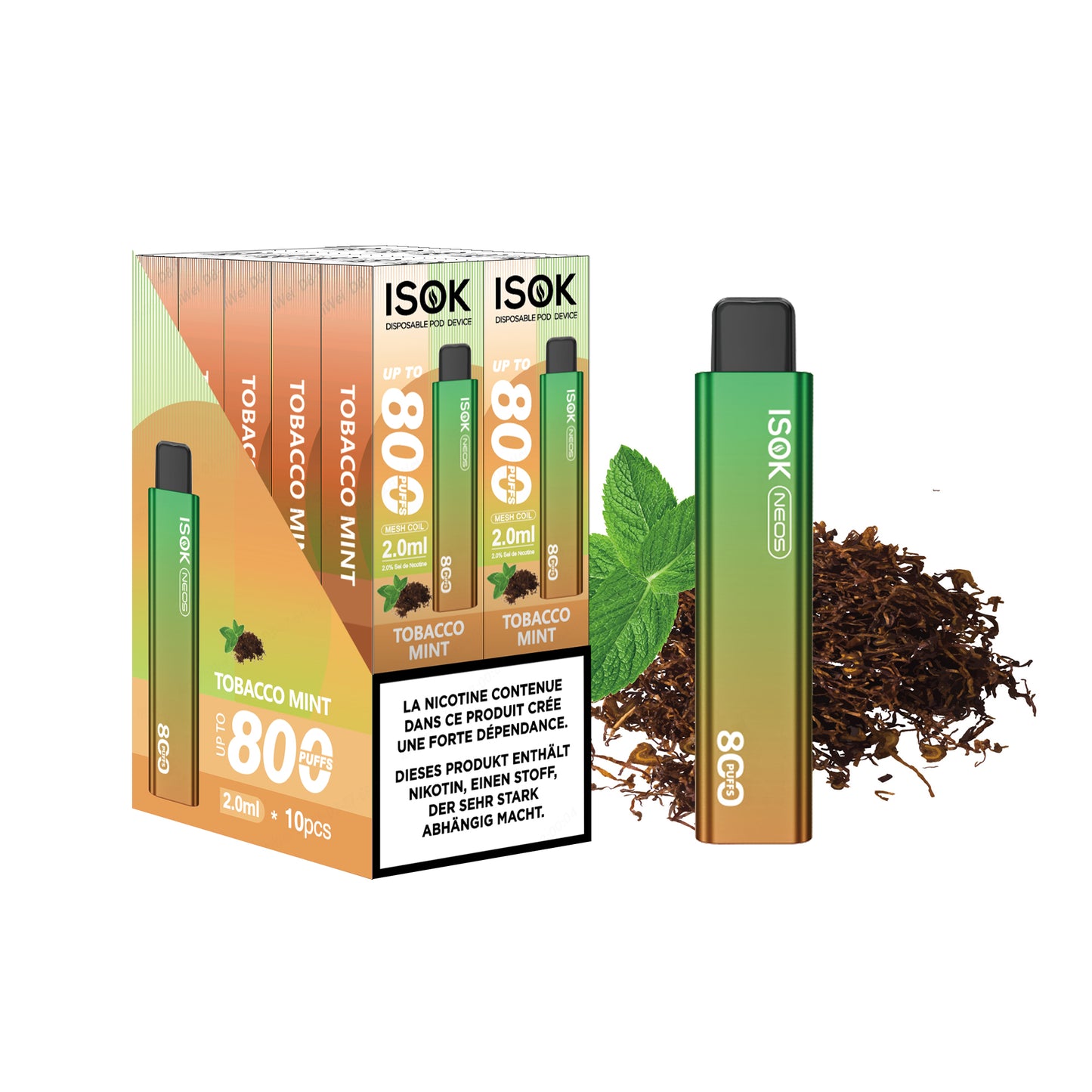 Vape Pen ISOK X 800 Züge