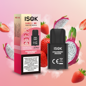 ISOK NEOS Strawberry Dragon Pod with Enhanced Background