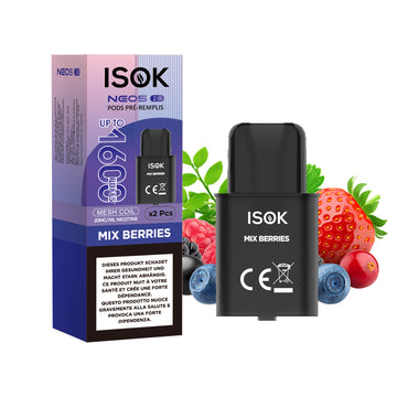 PODS ISOK NEOS 2.0 – Pack de 2 x 800 Puffs Mix Berries